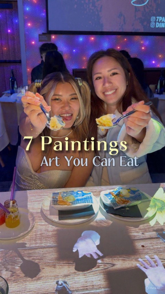 7 Paintings Art You Can Eat dining experience